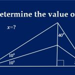 Determine the value of x