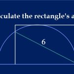 Calculate the rectangle's area