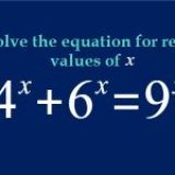 Solve for real value of x